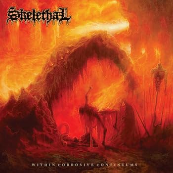 SKELETHAL - WITHIN CORROSIVE CONTINUUMS (BLACK OR ORANGE VINYL) - Vinyl image 1