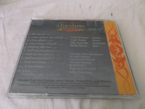 WILLIAMS - ABSOLUTE ZERO - CD image 2
