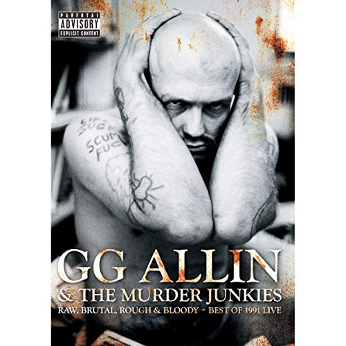 GG ALLIN - RAW,BRUTAL,ROUGH & BLOODY-1991 - DVD