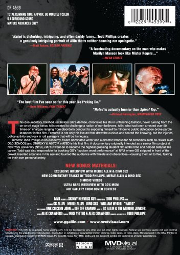 GG ALLIN - HATRED : SPECIAL EDITION - DVD image 3