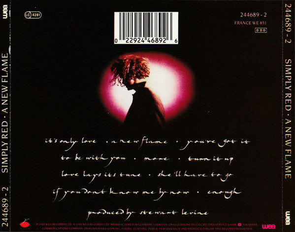 Simply Red - A New Flame - Used CD image 2