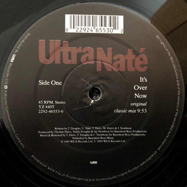 Ultra Nate - It's Over Now - Used Vinyl Record 12" image 3