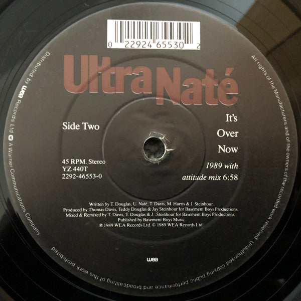 Ultra Nate - It's Over Now - Used Vinyl Record 12" image 4