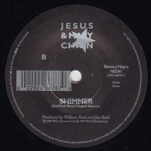 Jesus And Mary Chain - Blues From A Gun - Used Vinyl Record 7" image 4