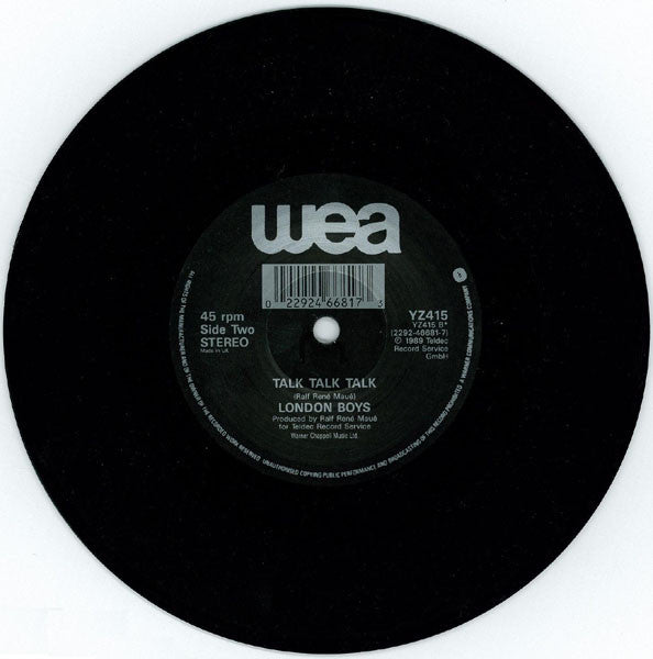 London Boys - Harlem Desire - Used Vinyl Record 7" image 8