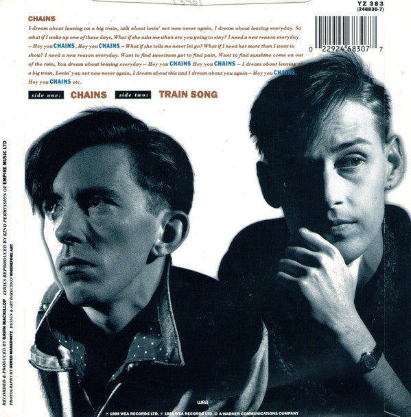 River Detectives - Chains - Used Vinyl Record 7" image 2