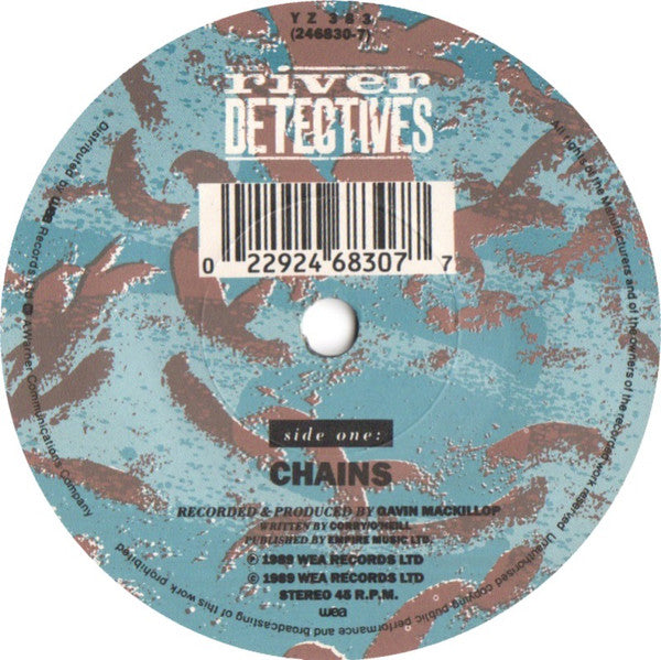 River Detectives - Chains - Used Vinyl Record 7" image 3