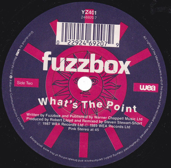 We've Got A Fuzzbox - Pink Sunshine - Used Vinyl Record 7" image 4