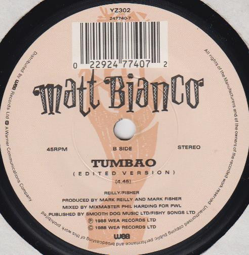 Matt Bianco - Good Times - Used Vinyl Record 7" image 4