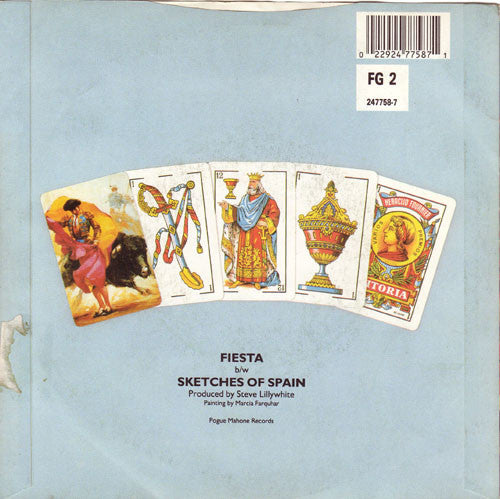Pogues - Fiesta - Used Vinyl Record 7" image 2