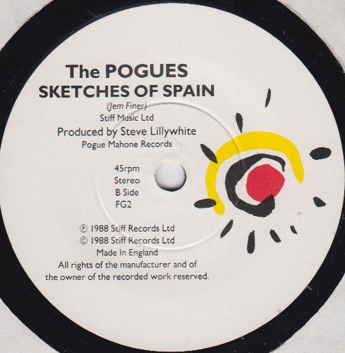 Pogues - Fiesta - Used Vinyl Record 7" image 4