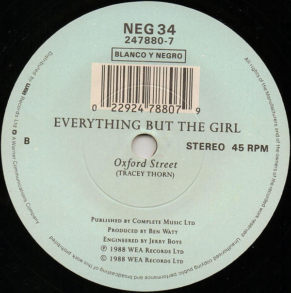 Everything But The G - I Don't Want To Talk About It - Used Vinyl Rec image 3