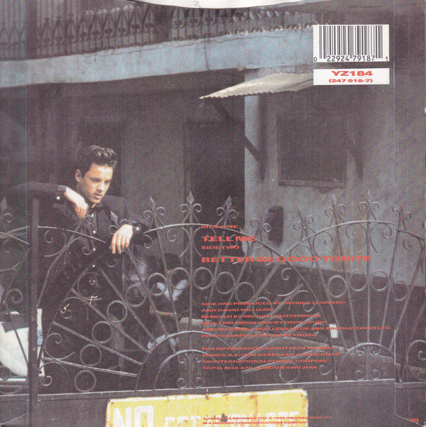 Nick Kamen - Tell Me - Used Vinyl Record 7" image 2