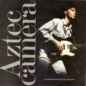 Aztec Camera - Somewhere In My Heart - Used Vinyl Record 7" image 5