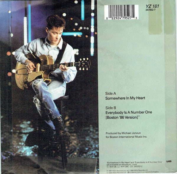 Aztec Camera - Somewhere In My Heart - Used Vinyl Record 7" image 6