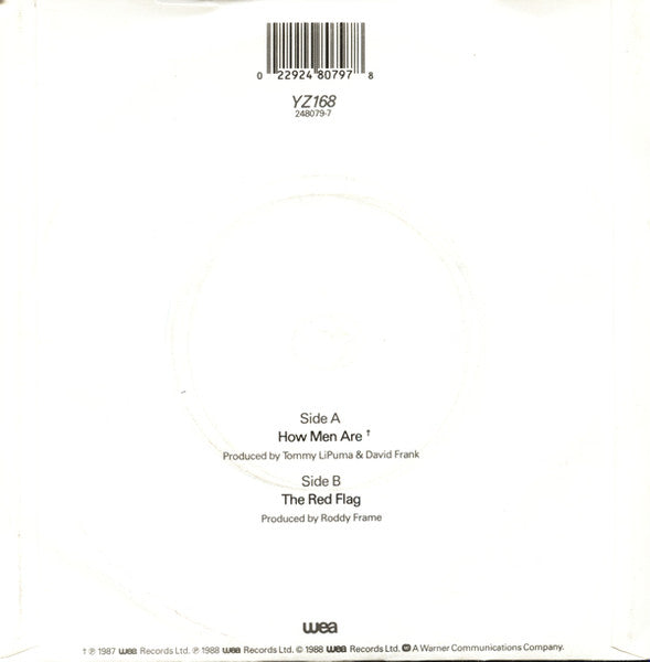 Aztec Camera - How Men Are - Used Vinyl Record 7" image 6