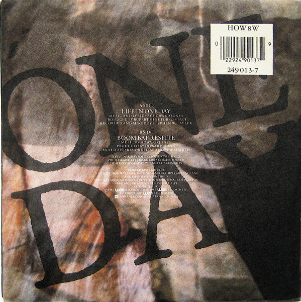 Howard Jones - Life In One Day - Used Vinyl Record 7" image 2
