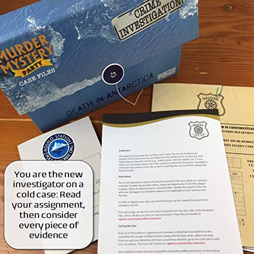 Murder Mystery Case files - Death in Antarctica - Non-book item image 2