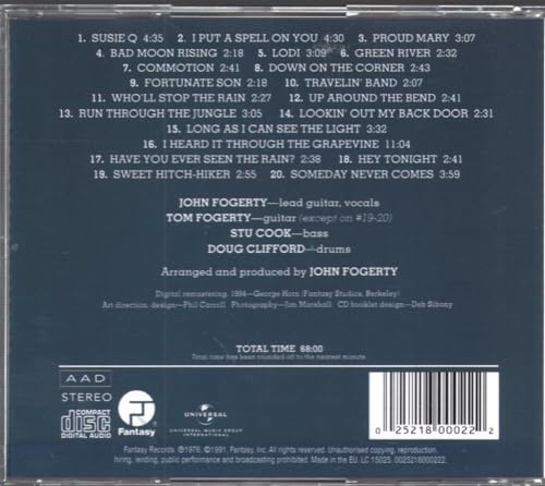 CREEDENCE CLEARWATER - Chronicle - The 20 Greatest Hits - CD image 2