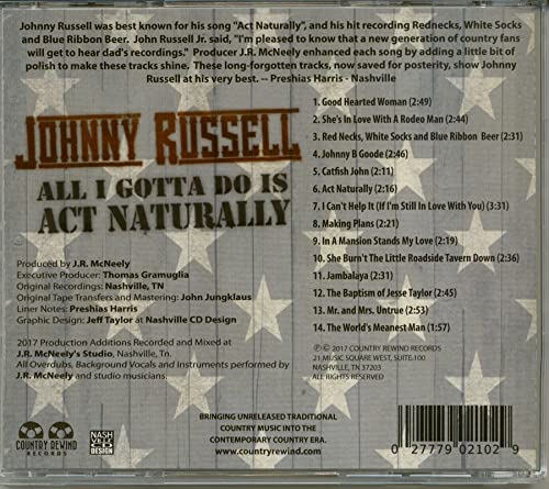 RUSSELL JOHNNY - ALL I GOTTA DO IS ACT NATURALL - CD image 2