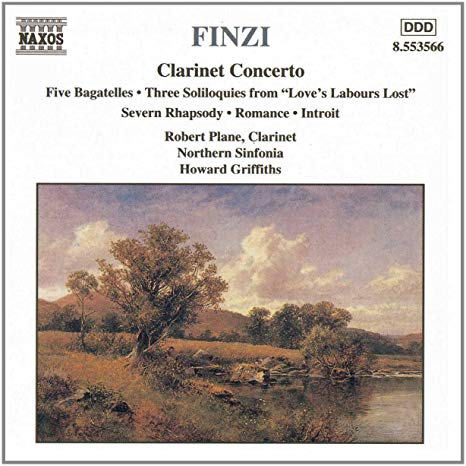 Clarinet Concerto • Five Bagatelles • Three Soliloquies From 