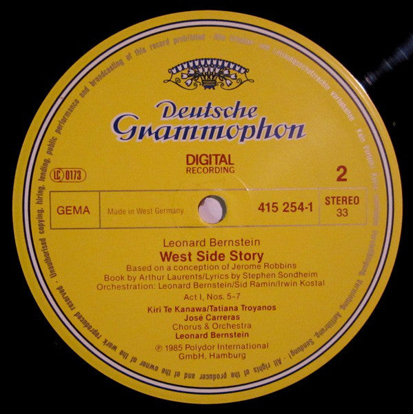 Leonard Bernstein - West Side Story - Used Vinyl Record image 5