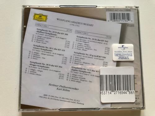 Wolfgang Amadeus Moz - Symphonien Nos. 35 - 41 - CD image 2
