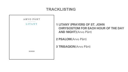Arvo Part - Litany - CD image 2