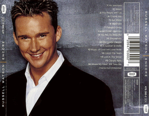 Russell Watson - Encore - Used CD image 9