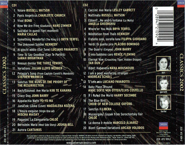 Various - Classics 2002 - Used CD image 3
