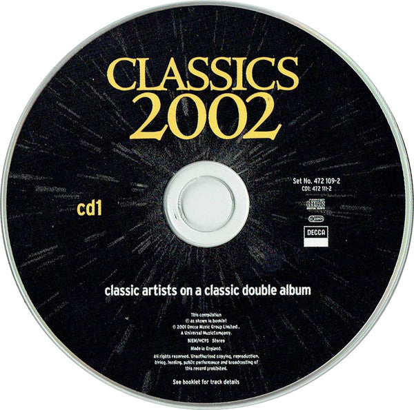 Various - Classics 2002 - Used CD image 5