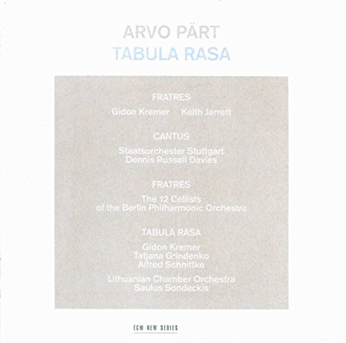 A. PART - Tabula Rasa - CD image 1
