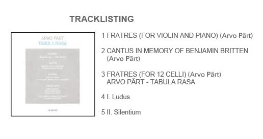 A. PART - Tabula Rasa - CD image 2