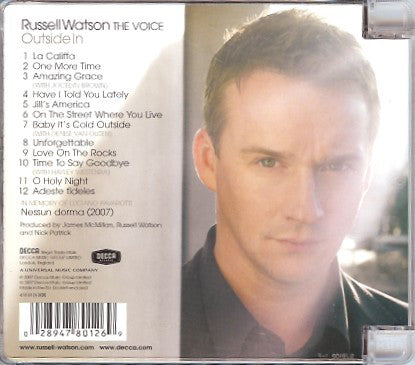 Russell Watson - Outside In - The Voice - Used CD image 6