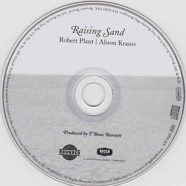 Robert Plant - Raising Sand - Used CD image 5