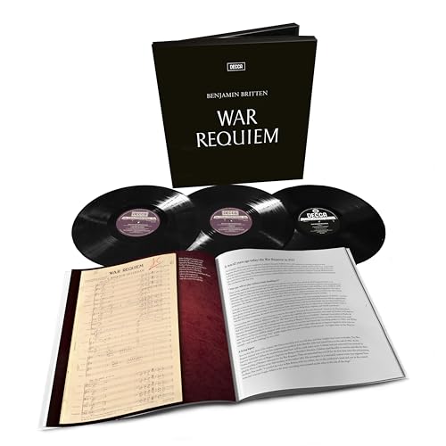 Benjamin Britten Lon - War Requiem - Vinyl Record 3LP image 1