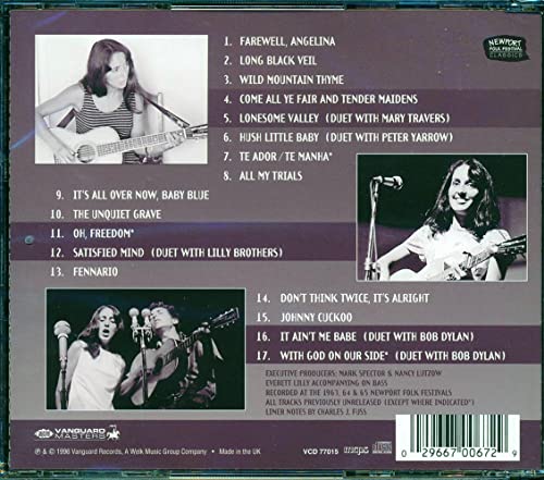 JOAN BAEZ - LIVE AT NEWPORT - CD image 3