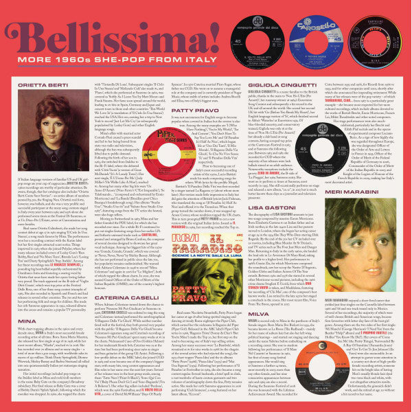 Various - Bellissima! More 1960s She-Pop From Italy - Vinyl Record image 5