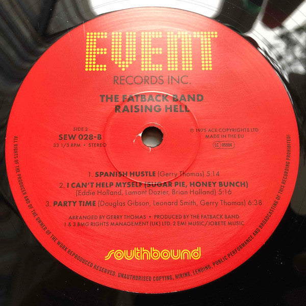 FATBACK BAND - Raising Hell - Vinyl Record image 4