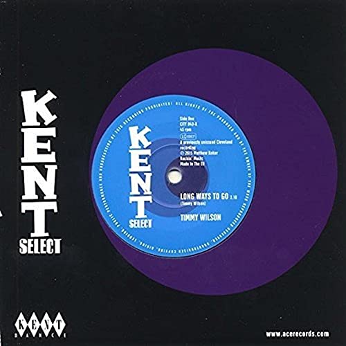 TIMMY WILSON/ANSLER - LONG WAYS TO GO/CHAINED AM I - Vinyl Record 7 image 2