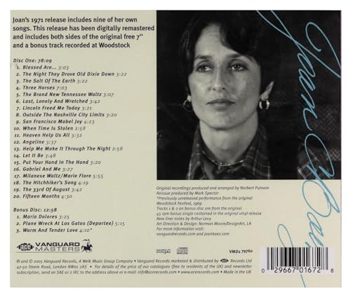 JOAN BAEZ - BLESSED ARE... - CD image 3