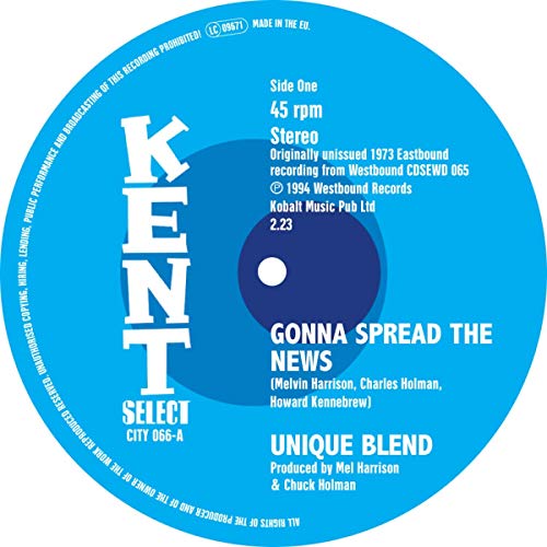 UNIQUE BLEND / A C T - GONNA SPREAD THE NEWS/THAT'S ALL I GOT - Vinyl R image 2