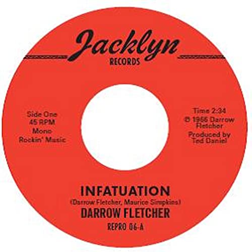 DARROW FLETCHER - INFATUATION - Vinyl Record 7 image 1