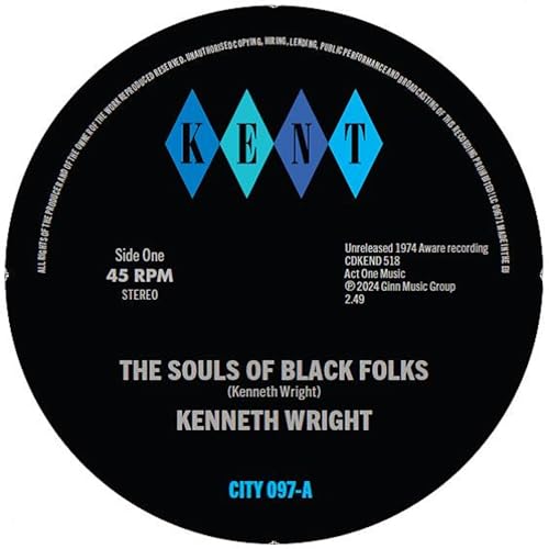 KENNETH WRIGHT / MIS - SOULS OF BLACK FOLKS / EXTRA-EXTRA - Vinyl Recor image 1