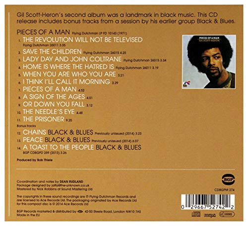 Gil Scott-Heron - Pieces Of A Man - CD image 2