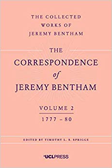 The Correspondence of Jeremy Bentham, Volume 2 : 1777 to 1780