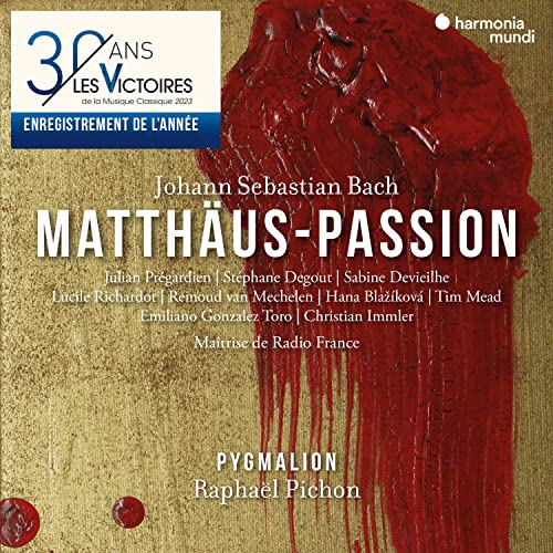 RAPHAEL PICHON - J. S. BACH: MATTHAUS-PASSION, BWV. 244 - CD ALBUM image 1