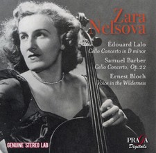 Zara Nelsova - Édouard Lalo: Cello Concerto in D Minor/... - CD image 1