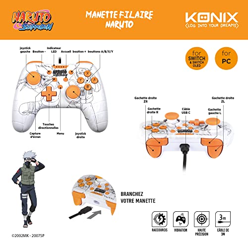 Naruto Shippuden - Naruto White Controller Switch - Switch image 3