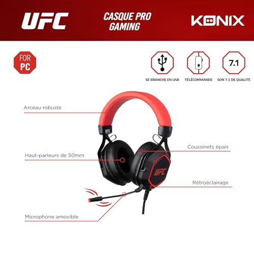 UFC - Headset 7.1 - Multiformat Compatible image 3